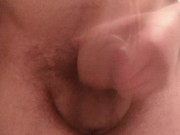 Express masturbation with finished. Big dick