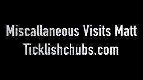 Miscallaneous Visits Matt and Loves Tickling Him in the Stocks on His Meaty Feet Pt1