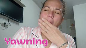 Yawning nonstop while drinking coffee