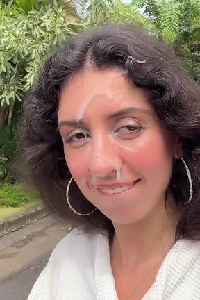 I Called Repairman with My Pussy and Walked Down the Street with His Cum on My Face Cumwalk