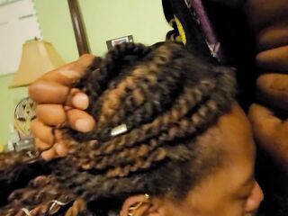 This babe wanted a midnight snack so I filled her mouth.