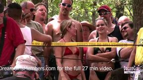 Bikini Contest At Nudist Resort Goes Completely Out Of Control