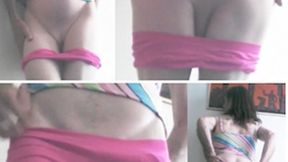 Heteroflexible K crossdressing 43: slender fit older hung twunk transvestite panties