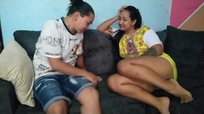 Lesbian Neighbor Fun in Husband's Absence