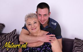 BBW Granny Babet Just Loves Fucking & Sucking Toy Boy's so Much!