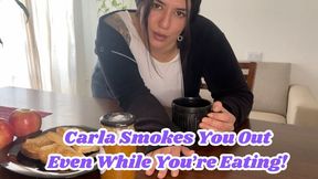 Carla Farts While You Eat Breakfast And You Still Love It!