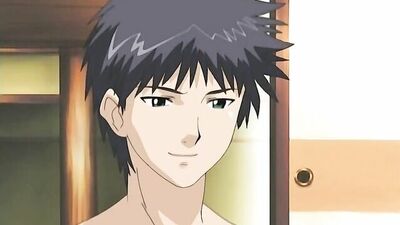 Hot anime threesome with cute teen girls & big dicks: A hentai porn parlor experience