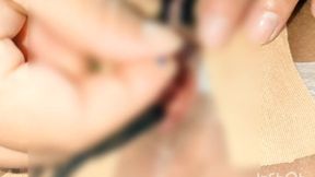 Amateur girl gets electrified and pierced