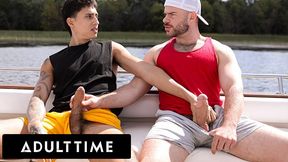 Straight Buddies Marcus Mcneil &amp; Angel Elias Turn Disappointing Boat Day Into Hard Fuck