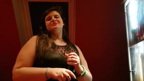 Dominant Brunette MILF Punishes Her Submissive Slave with Spanking and Fingering