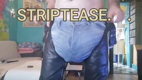 Striptease full show naked wank