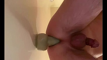 EastTNguy22 double anal dildo riding with double anal compilation