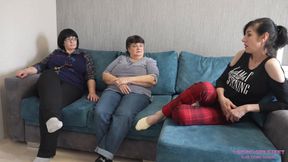 ANGELA, HELEN and SALMA - Prove us your devotion and show your efforts, young slut!