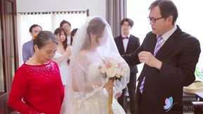 Groom Gets Fucked by Sakura During His Wedding Night