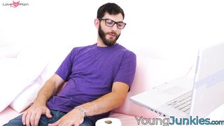 Stepbro exhausted after rough fucking with stunning Jewelz Blu