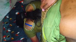 The Boyfriend Fucked the Pussy of the Neighbour's Sister-in-law Who Came in Saree with His Black Penis.