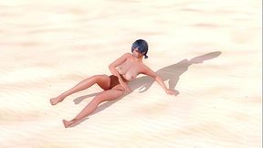 Private studio session with a sexy nude mod