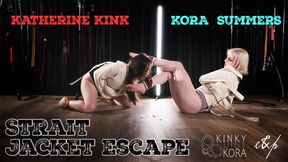Straitjacket Escape Challenge - Kora Summers and Katherine Kink