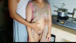 Stepsister fucked by her stepbrother kitchen sex in hindi voice