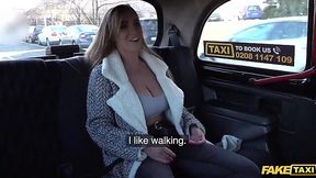 Slutty Babe's Massive Natural Tits Bounce Like Fuck During Wild Cab Ride