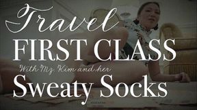 Travel First Class With Mz Kim And Her Sweaty Socks (WMV)