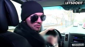 Josy Black Takes Rough Anal Pounding in the Backseat of a Cab with Pint Eastwood