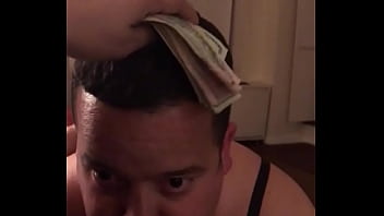 Mistress Cordellia sucked by her slutty sissy slave