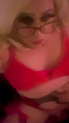 CD Krissy Sweets Playing with Her She Stick in High Heels