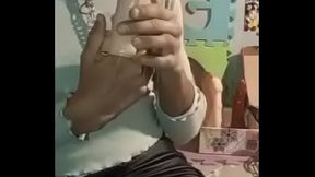 Practico poner condones con la boca a mis dildos de distintos tama&ntilde_os / Sissy Itzel Lun&aacute_tica