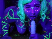 AfterGlow - Blacklight Twerking and Riding with Dahlia Dee