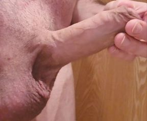 Soft to hard watch it grow by wanking British Stepdaddy