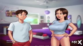 Summertime saga - Jerk off a Little on Bed E1 # 77