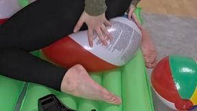 Riding & Grinding on a Beach Ball. Part 1
