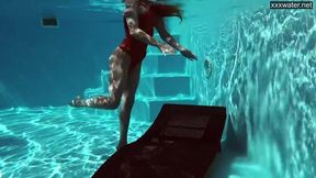 Mia's Stunning Gymnastics Skills Shine in a Poolside Adventure!