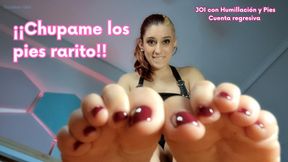 Chupame los pies rarito