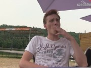 CZECH HUNTER 361 -  Ginger Stud Takes A Break From Swimming To Get His Ass Drilled