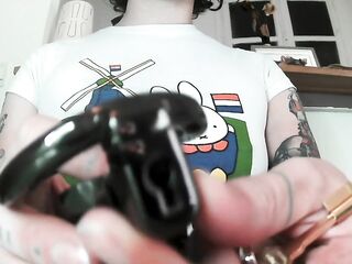 penis cage ASMR fetish femdom