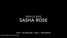 PROMO!!! SASHA ROSE! POV! BLOWJOB! MASTURBATION WITH OIL! SEX! CREAM PIE! A LOT OF SPERM!