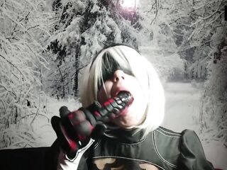 NieR Automata: intensive oral sex