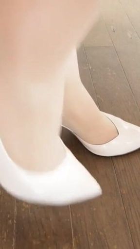 Mature Woman Wearing Pantyhose