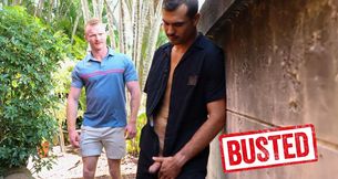 Maintenance worker on the edge