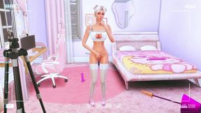 perverted stepdaughter checks deep throat in front of the camera for her stepfather sims me hentai animation