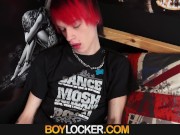 Boy Locker - Cute British Boy Loves His Afternoon Jerking