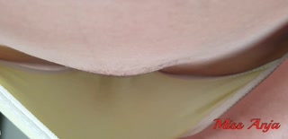 HD Innocent DIRTY YELLOW PANTY/Female POV