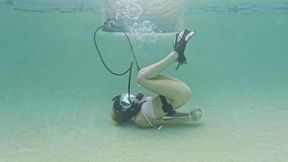 The Abandoned House of Horror: An Underwater Scuba Bondage Movie Ft Nathalia