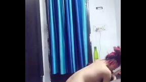 Japanese Asian girl pleasure BBC through the night