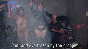 Dani and Eve get Frozen by Creeper 08