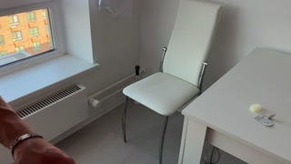 Husband tied his wife and fucked her with a friend in anal, MFM in turn