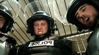 American studs Connor Maguire and Jeremy Stevens pound each other’s asses bareback