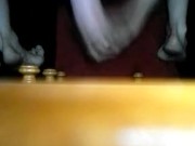Huge king cock dildo stretches my asshole